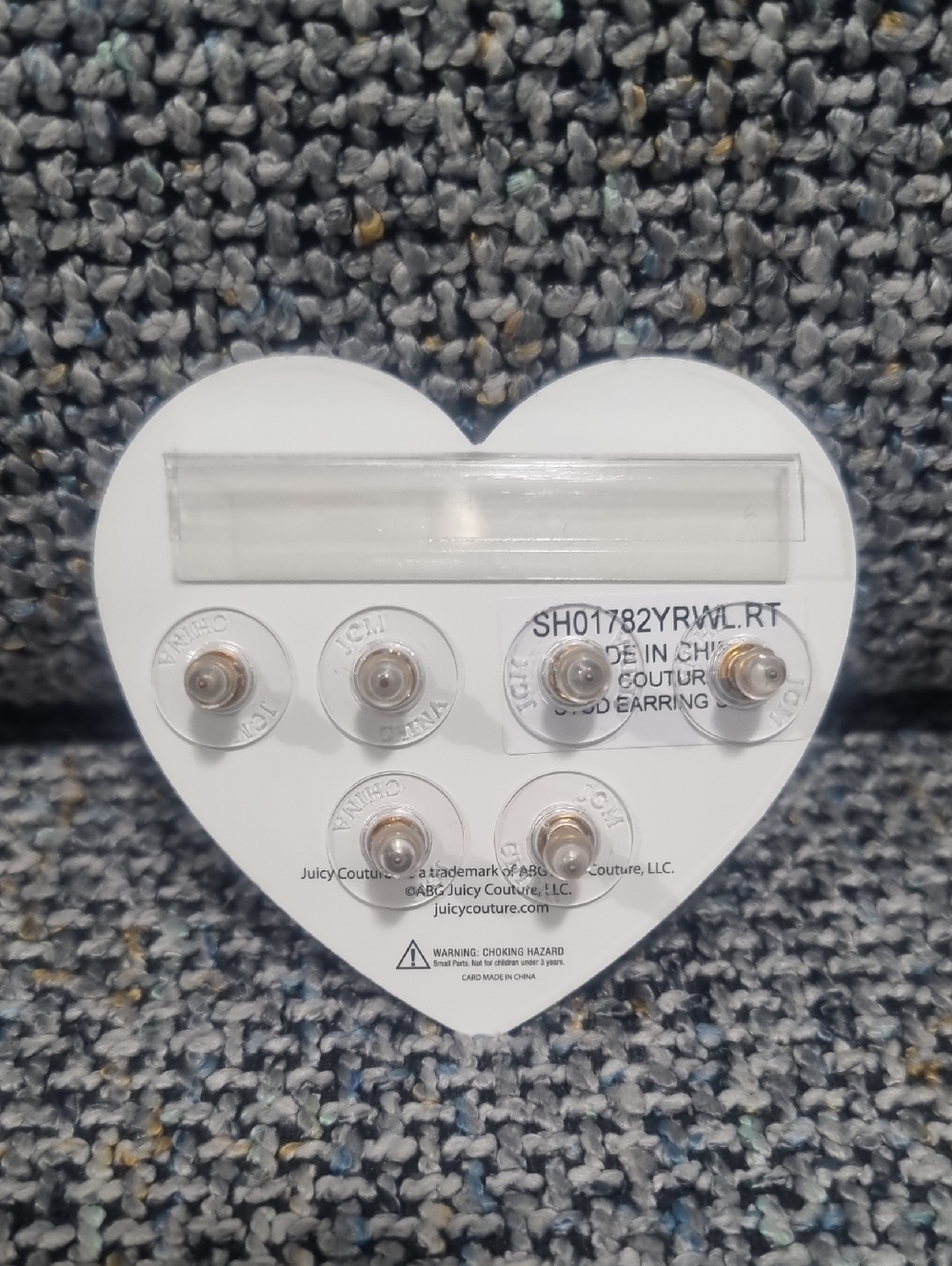 JUICY COUTURE 3-pair Earring Set - Picture 6 of 6